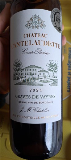 Bordeaux Graves-de-vayres Château Canteloudette Prestige 2024