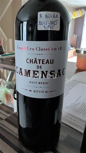 Bordeaux Haut-Médoc Grand Cru Classé Château Camensac 2010