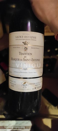 Bordeaux Saint-Estèphe Marquis de Saint-Estèphe Tradition 1996