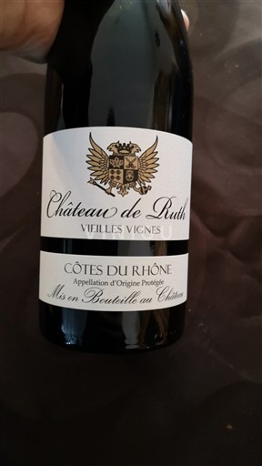 Thung lũng Rhône Côtes-du-rhône Château Ruth Vieilles Vignes 2024