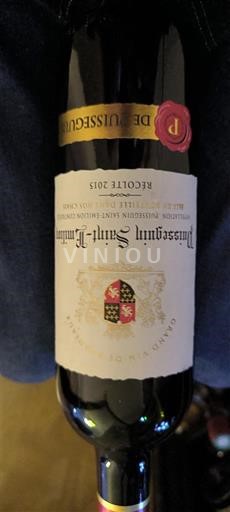 Bordeaux Saint-Émilion Pussemssin Saint-Émilion 2015