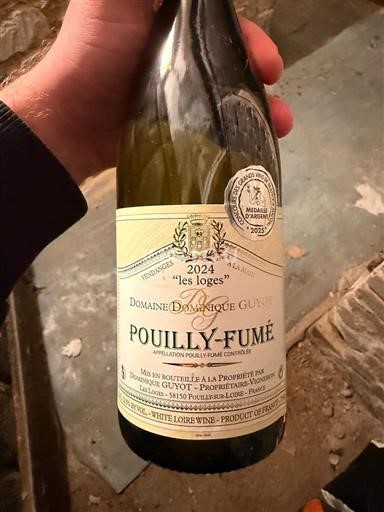 Loire-dalen Pouilly-fumé Domaine Dominique Guyot Les Loges 2024