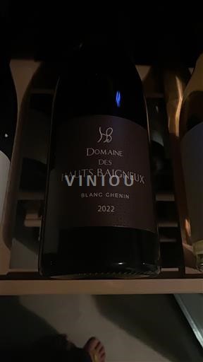 Loire-dalen Touraine Domaine Des Hauts Baigneux Blanc Chenin 2022