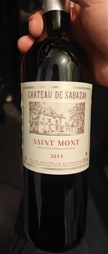 Sudoeste Saint-Mont Château Sabazan 2013