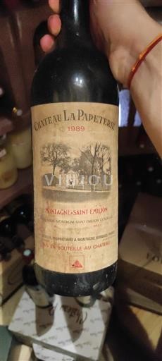 Bordeaux Montagne-saint-émilion Château La Papeterie 1989
