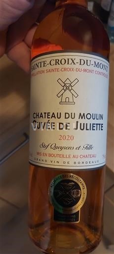 Bordeaux Sainte-Croix-Du-Mont Château Moulin de Juliette 2020