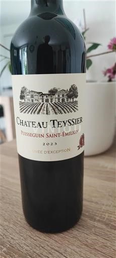 Bordoja Puisseguin-saint-émilion Château Teyssier d'Exception 2023