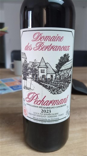 Southwest Pécharmant Domaine Des Bertranoux 2023