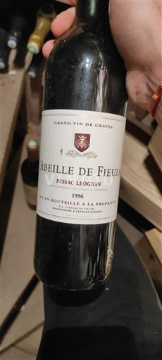 Bordeaux Pessac-Léognan Abeille de Fieuzal 1996
