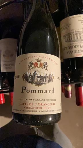 Bourgogne Pommard Caves de l'Orangerie 2018