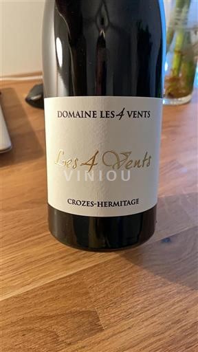 Rhônen laakso Crozes-Hermitage Domaine Les 4 Vents Les 4 Vents Ei vuosikertaa