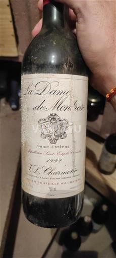Bordeaux Saint-Estèphe Château Montrose La Dame de Montrose 1992