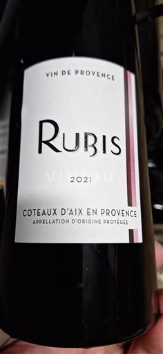 Provence Coteaux de Aix-en-Provence Rubis 2021