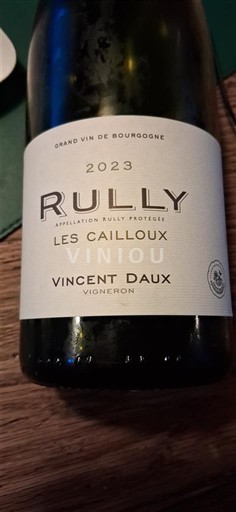 Borgogna Rully Vincent Daux Les Cailloux 2023