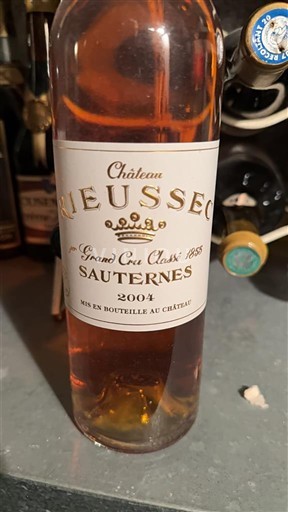 Bordeaux Sauternes Grand Cru Château Rieussec 2004