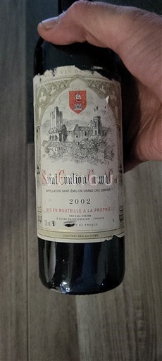 Bordeaux Saint-Émilion Grand Cru Bordeaux Grand cru 2002