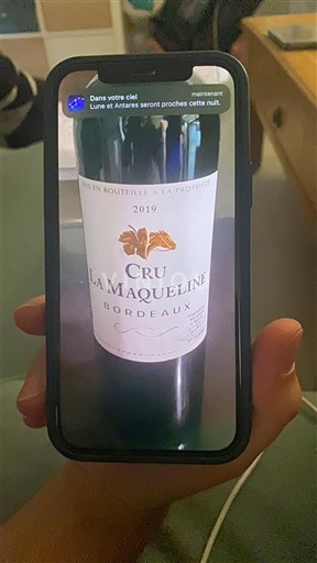 Bordeaux Cru La Maqueline 2019
