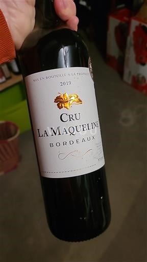 Bordeaux Cru La Maqueline 2019