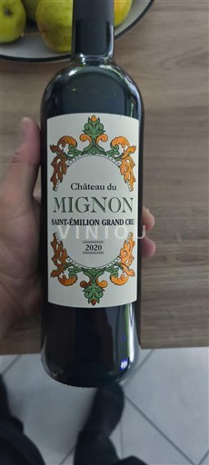 Bordeaux Saint-Émilion Grand Cru Château Mignon 2020