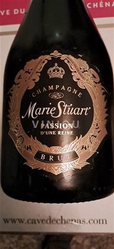 Vin Effervescent Blanc brut Passion d'une Reine Marie Stuart Non millésimé Francë Shampanjë AOC