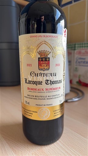 Bordéus Bordeaux Superior Château Laroque Thomas 2021