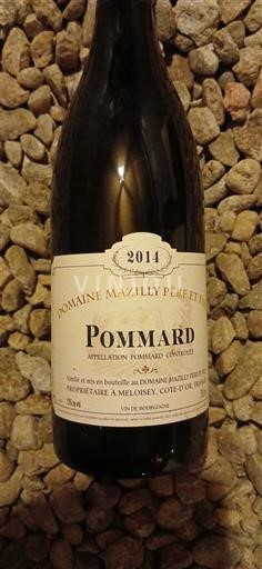 Bourgogne Pommard Domaine Mazilly Père et Fils 2014