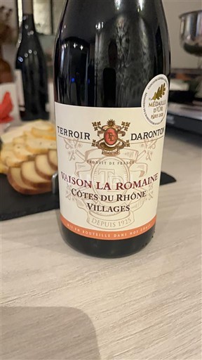 Rhônedalen Côtes-du-Rhône-Villages Terroir Daronton Vaison la Romaine 2024