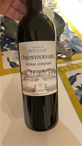 Bordeaux Pessac-Léognan Château Rouillac L'Incontournable 2019