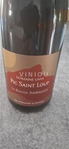 Linguadoca Pic Saint-Loup Domaine UMA La Bonne Ambiance Senza annata