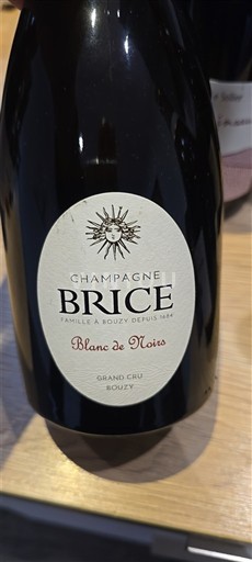 Champagne Sâm-panh Grand Cru Brice Blanc de Noirs Không niên vụ