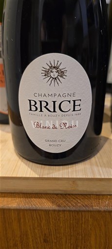 Champaña Champán Grand Cru Brice Blanc de Noirs Sin añada