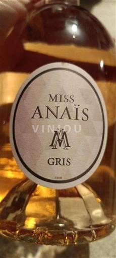 Languedoc ja Roussillon Pays d'Oc Miss Anaïs Gris Ei vuosikertaa