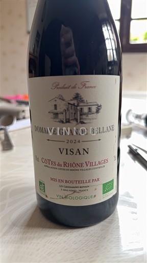 Rona dolina Côtes-du-Rhône-Villages Domaine Grande Bellane Visan 2024