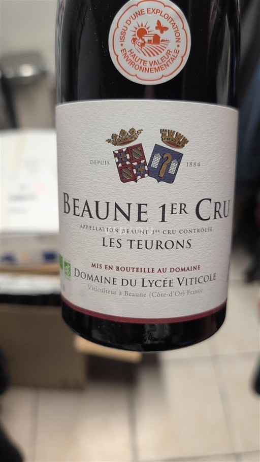 Borgogna Beaune Premier Cru Domaine Lycée Viticole Les Teurons 2023