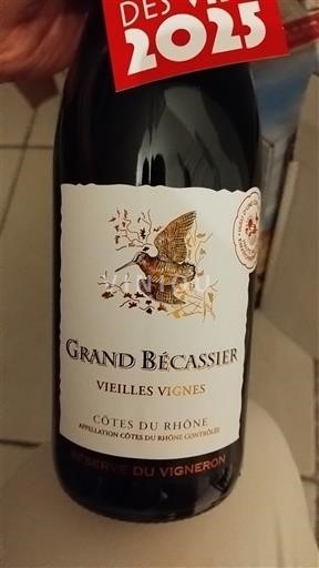 Vale do Ródano Côtes-do-Ródano Grand Bécassier Vieilles Vignes 2025