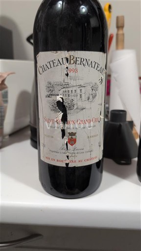 Bordéus Saint-Émilion Grand Cru Château Bernateau 1993