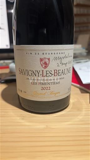 Bourgondië Savigny-lès-Beaune Benoît Chevolleau Les Pimentiers 2022