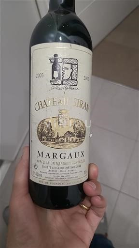 Burdeos Margaux Château Siran 2003