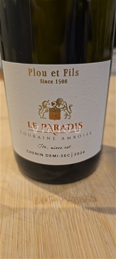 Thung lũng sông Loire Touraine-amboise Plou et Fils Le Paradis 2024