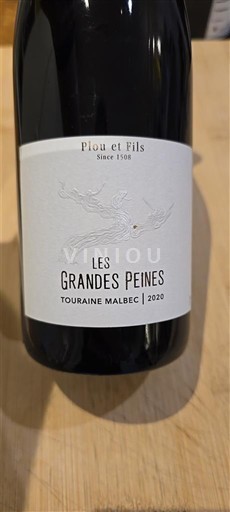 Dolina Loare Touraine Plou et Fils Les Grandes Peines 2020