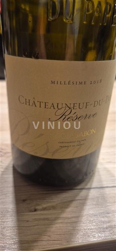 Rona dolina Châteauneuf-du-Pape Château Neuf-du-Pape Réserve 2018