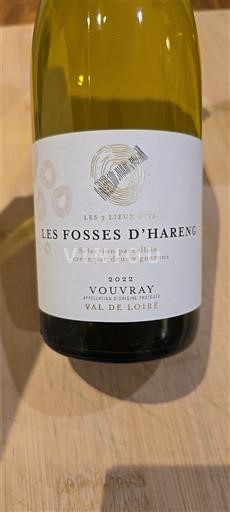 Vallée de la Loire Vouvray Les 7 Lieux Dits Les Fosses d'Hareng 2022