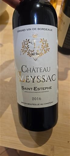 Bordeaux Saint-Estèphe Château Leyssac 2016
