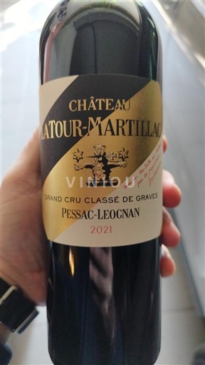 Bordeaux Pessac-Léognan Grand Cru Château Latour-Martillac 2021