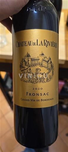 Bordeaux Fronsac Château La Rivière 2020