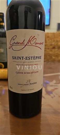 Bordéus Saint-Estèphe Maison Johannès Boubée Grand Moment d'Exception 2021