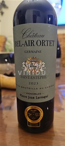 Bordeaux Saint-Estèphe Château Bel-Air Ortet Germaine 2023