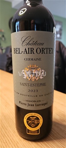 Bordeaux Saint-Estèphe Château Bel-Air Ortet Germaine 2023