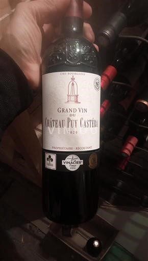 Burdeos Haut-Médoc Cru Bourgeois Château Puy Castéra Grand Vin 2020
