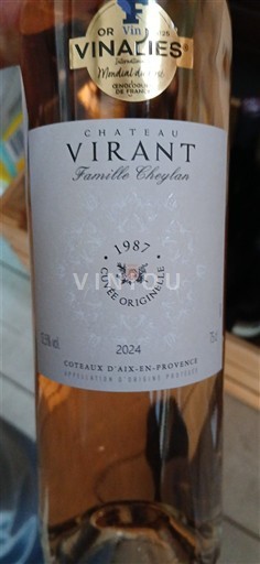 Provence Coteaux de Aix-en-Provence Château Virant Originelle 2024